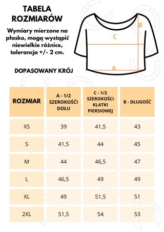 Crop top GM-Naturalship "Migdałek"