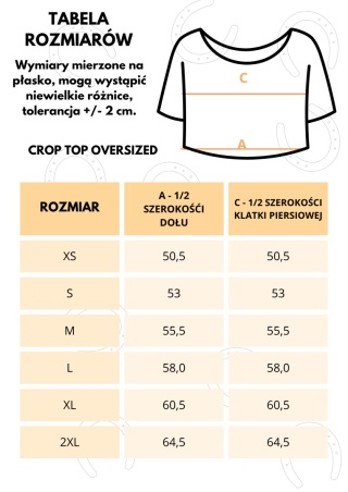 Crop top "Home is where the horse is" Nadanie 24h