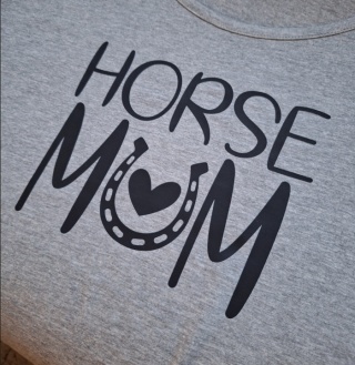 Koszulka Horse Mum - Nadanie 24h - Rozmiar 2XL