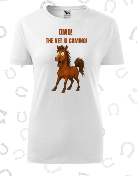 Koszulka OMG! The vet is coming!